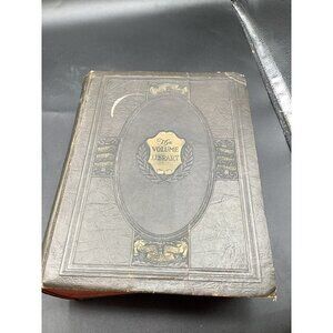 The Volume Library Encyclopedia of Practical & Cultural Information Leather Cvr